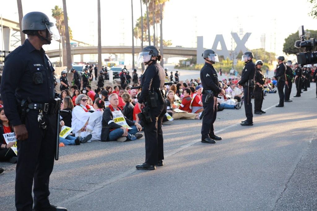 LA hotel, hospitality workers prepare for strike with airport sit-in
